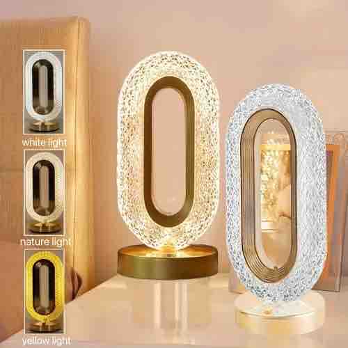 Rechargeable Crystal Table Lamp