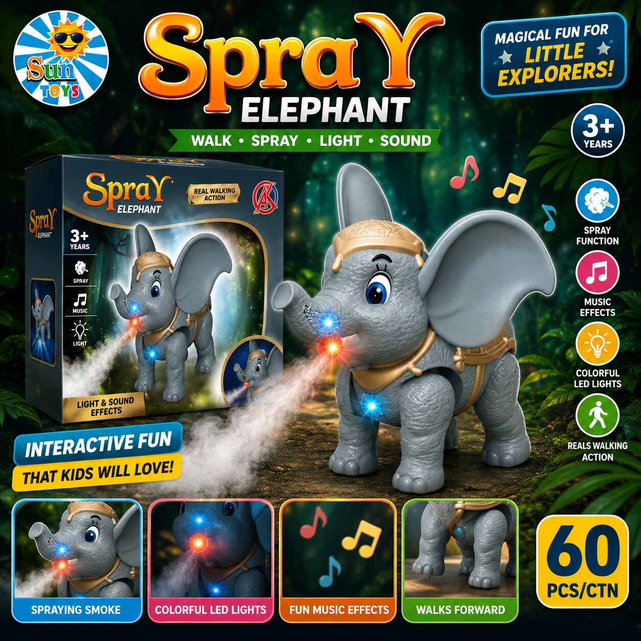 Spray Elephant Toy
