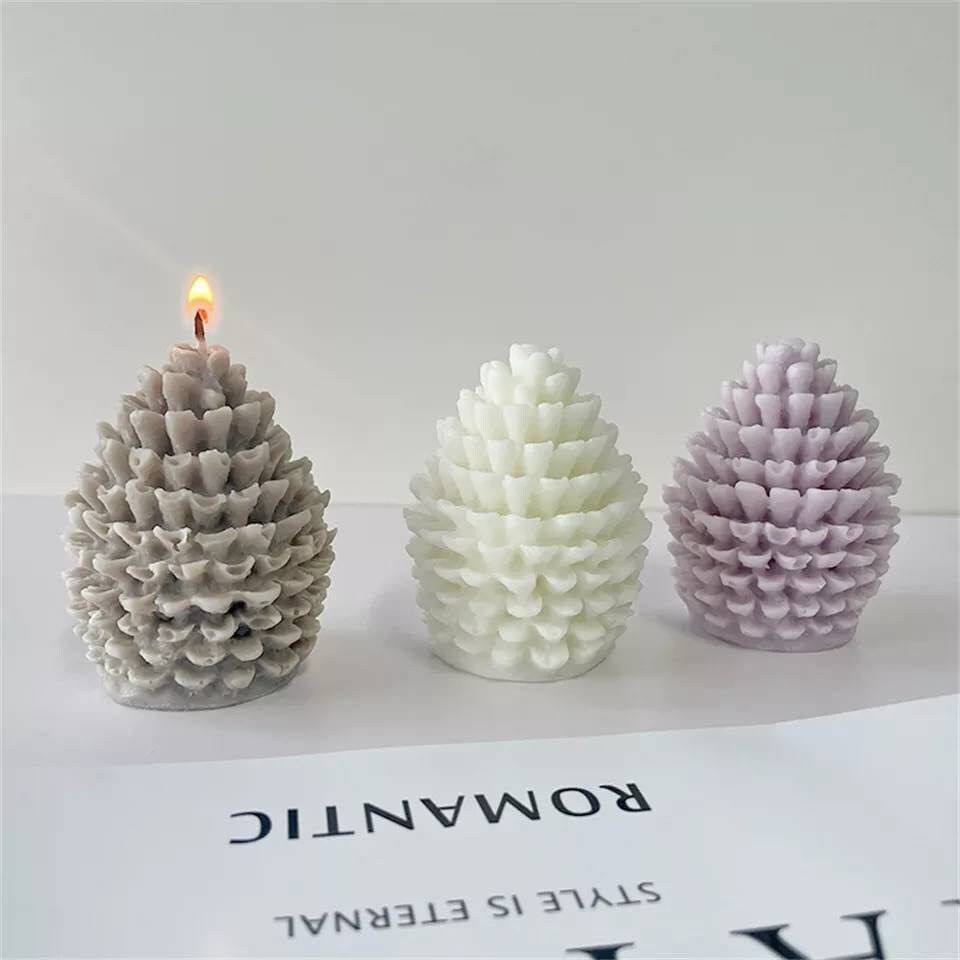 3D Pine Scented Candle
