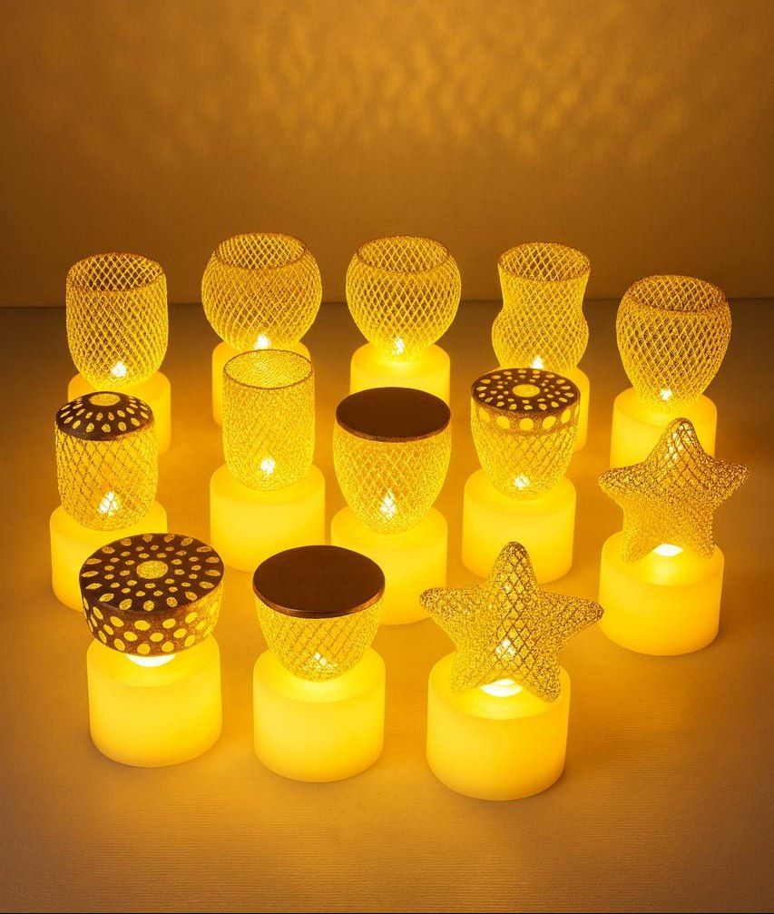 Mini Golden LED Candles
