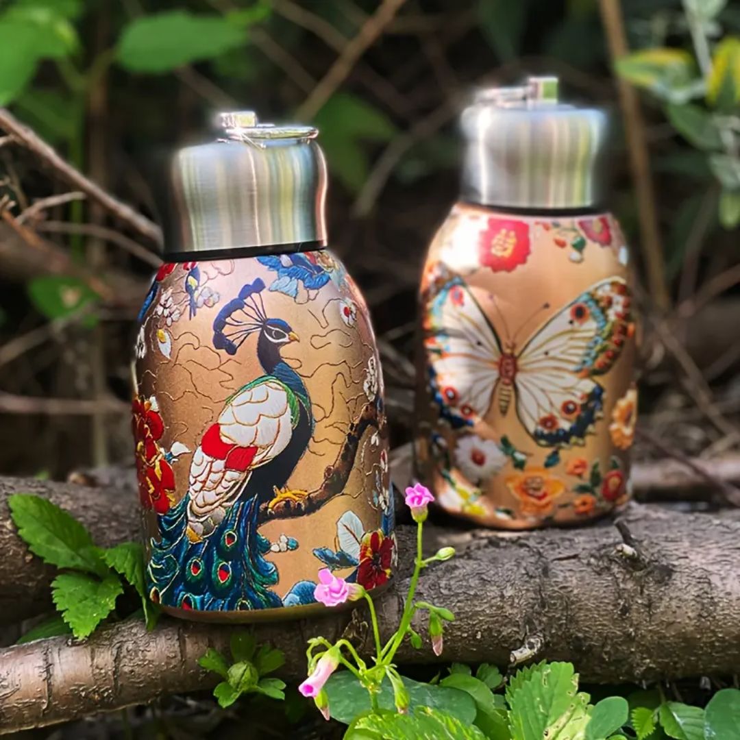 Printed Mini 300ml Stainless Steel Bottle