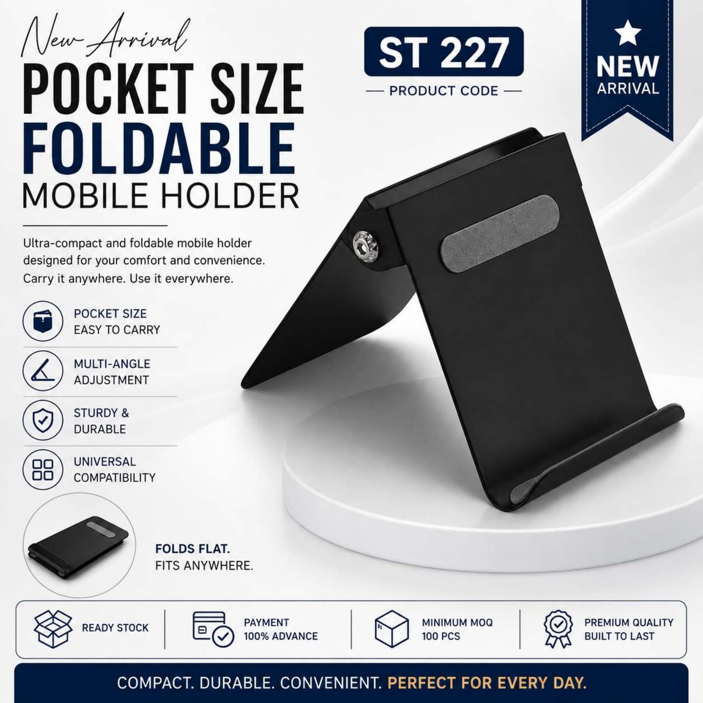 Pocket Size Foldable Mobile Holder