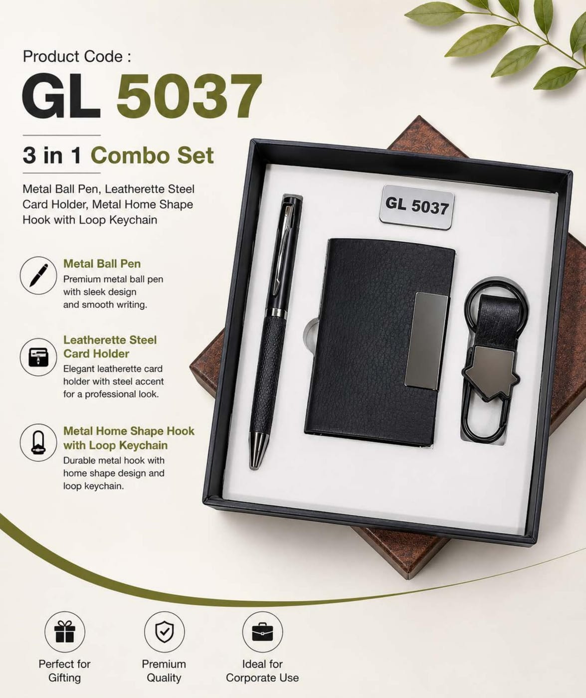 3 in 1 Regular set — Black