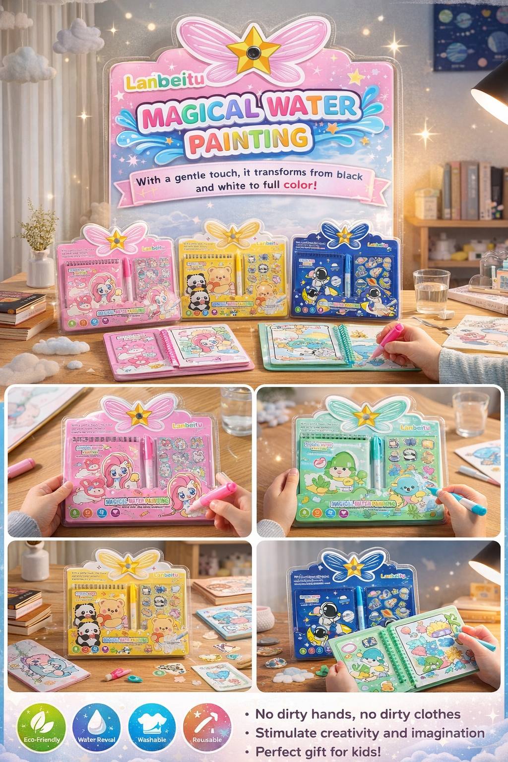 Magical Kids Stationery Set