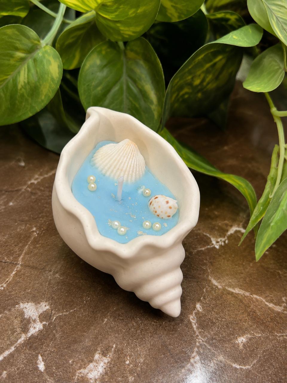 Seashell Candle