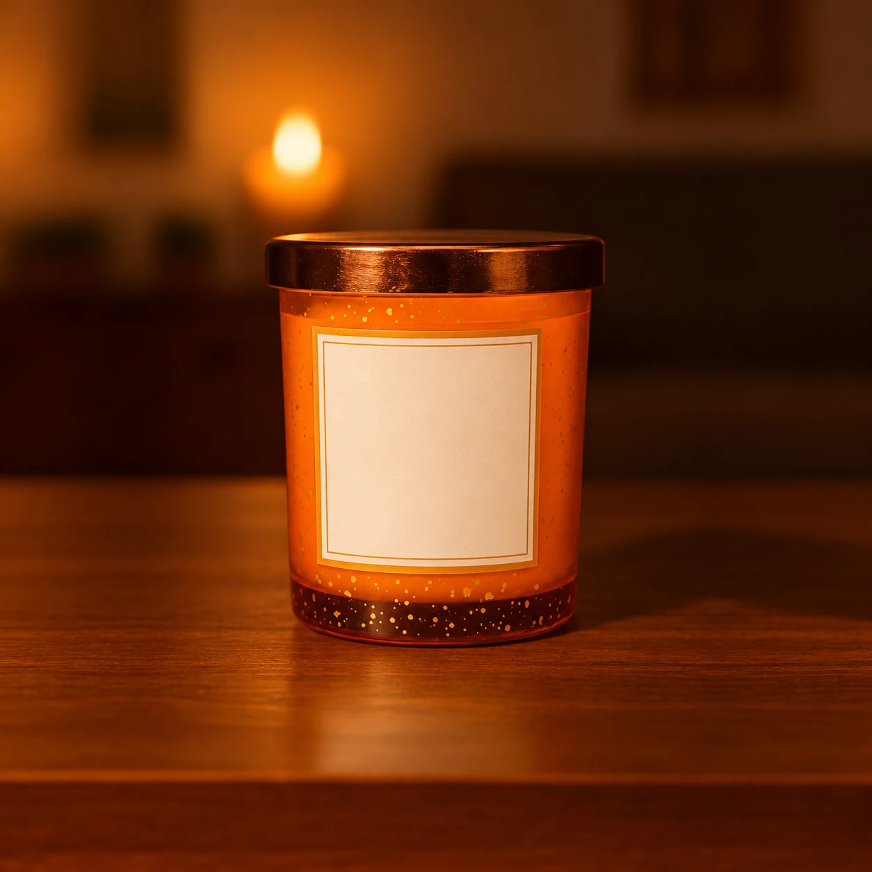 Sparkle Glass Jar Candle