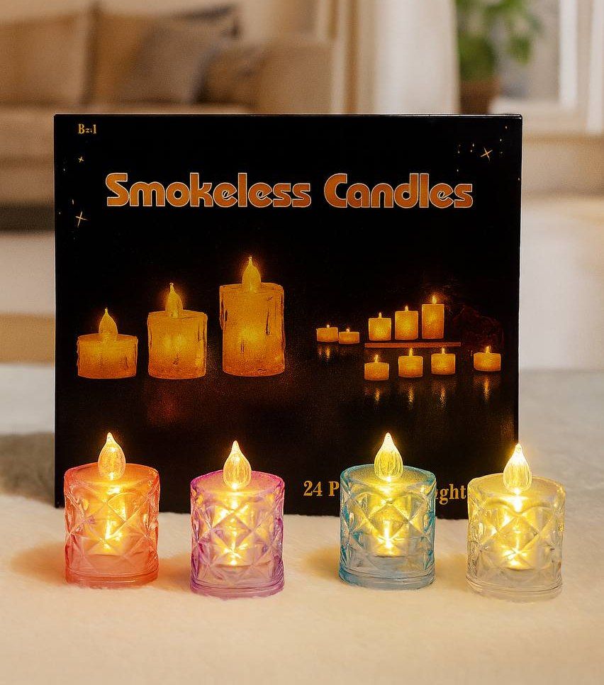 Smokeless RGB LED Candle (2.5 Inch)