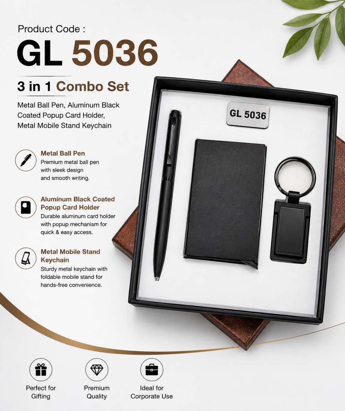 3 in 1 Regular set — Black