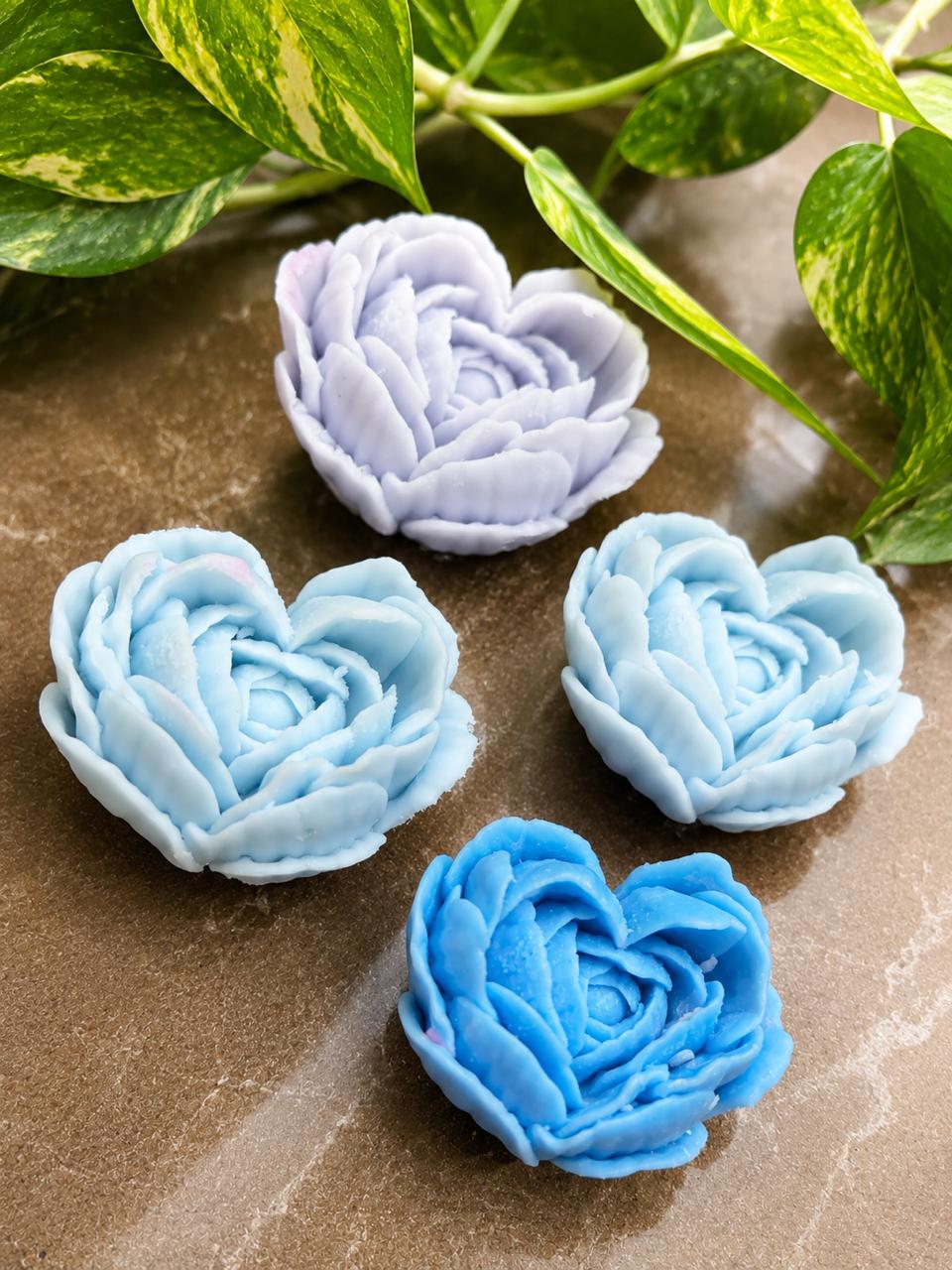 Heart Rose Candle