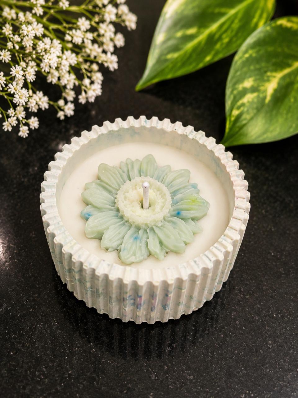 Floral Jar Candle