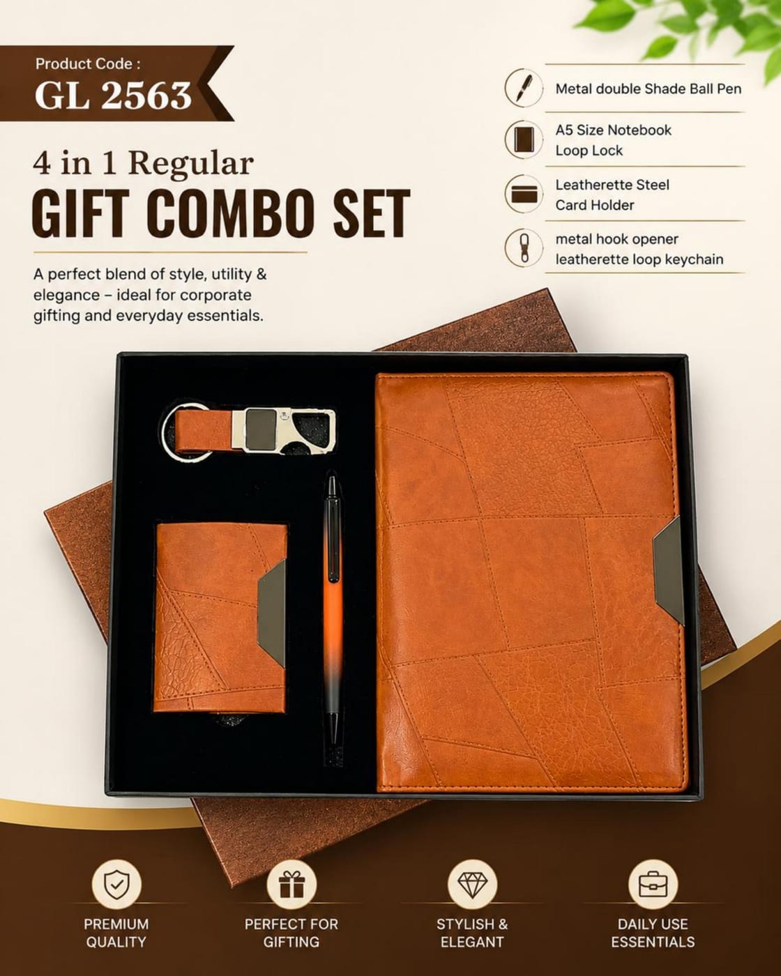 Four in one Sets — Tan/BK