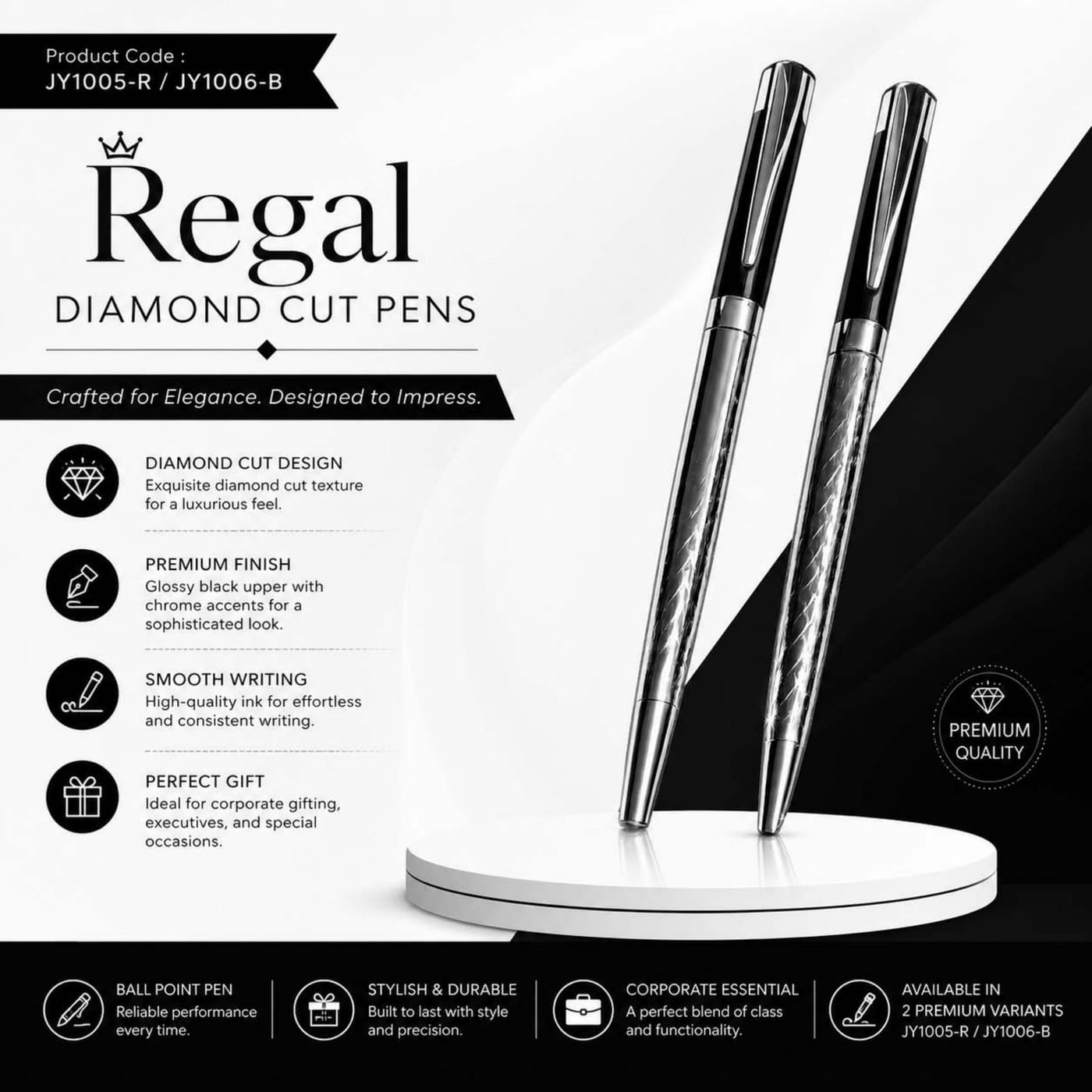 Regal Diamond Cut Pen