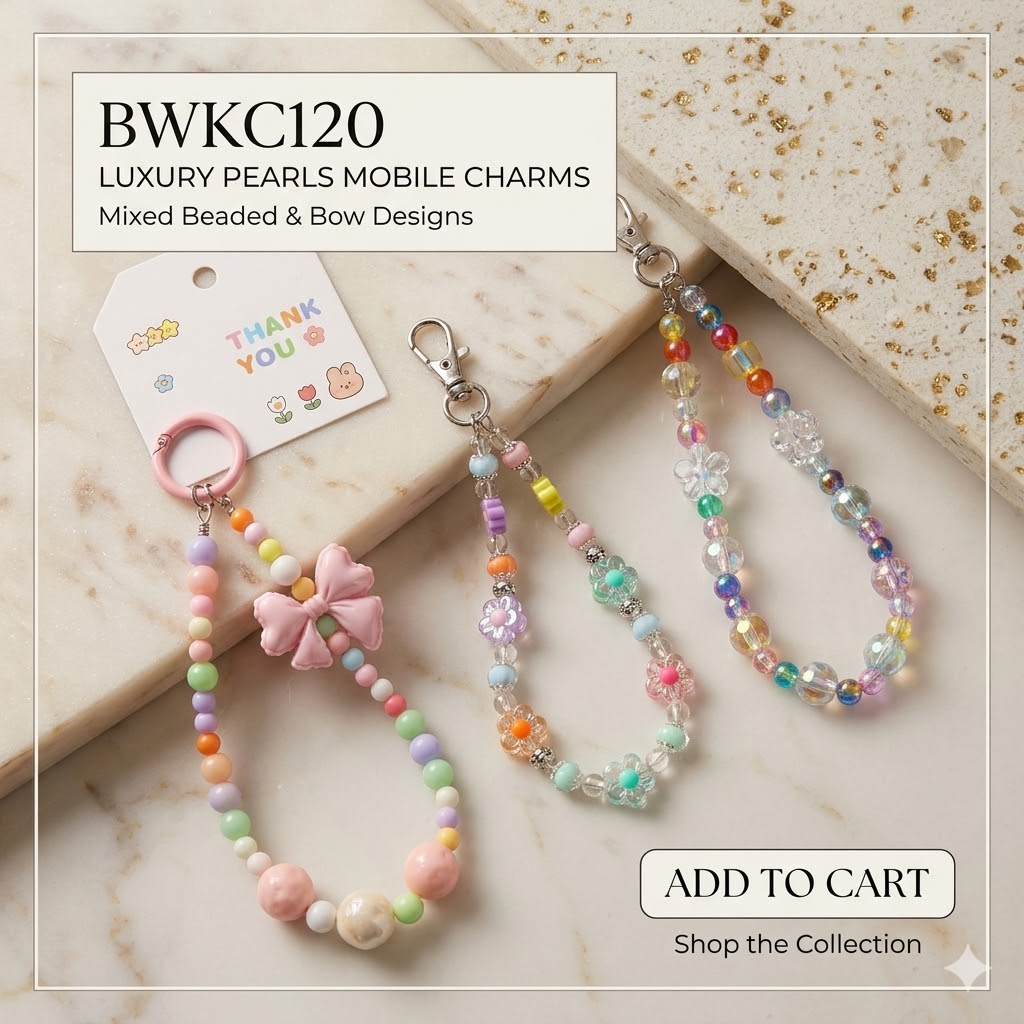 Pearl Phone Charm