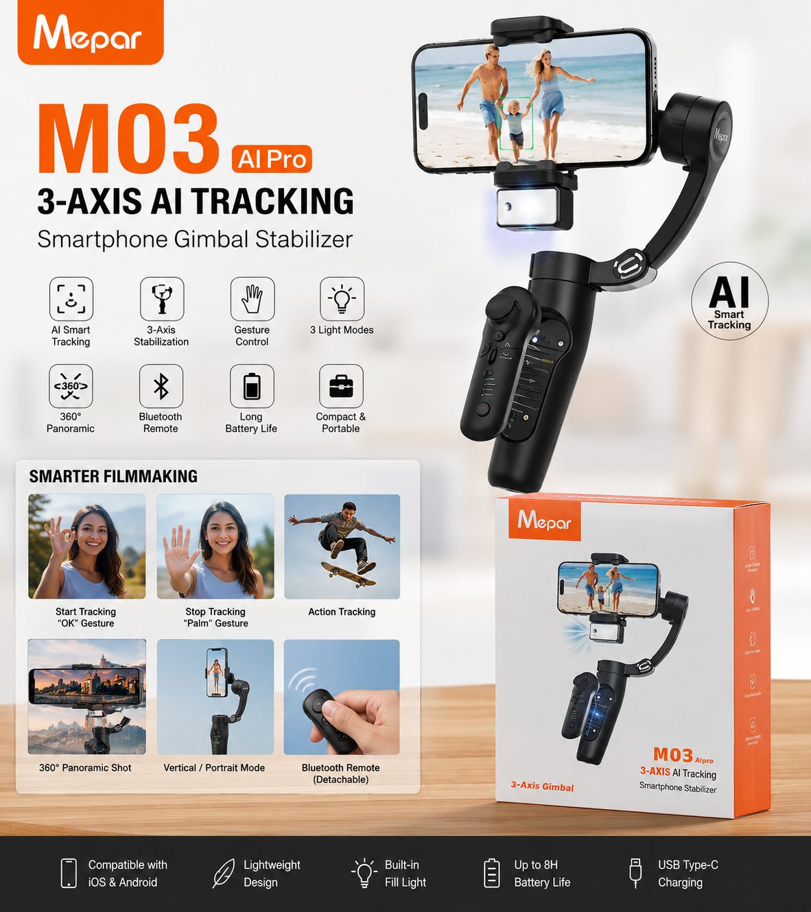 AI Smartphone Gimbal