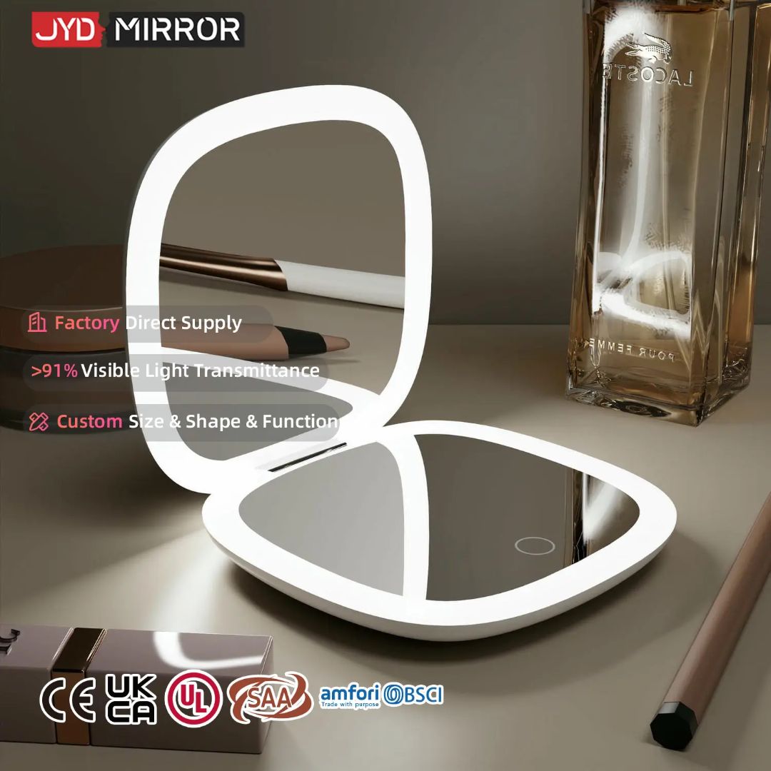 Dual-Sided LED Makeup Mirror