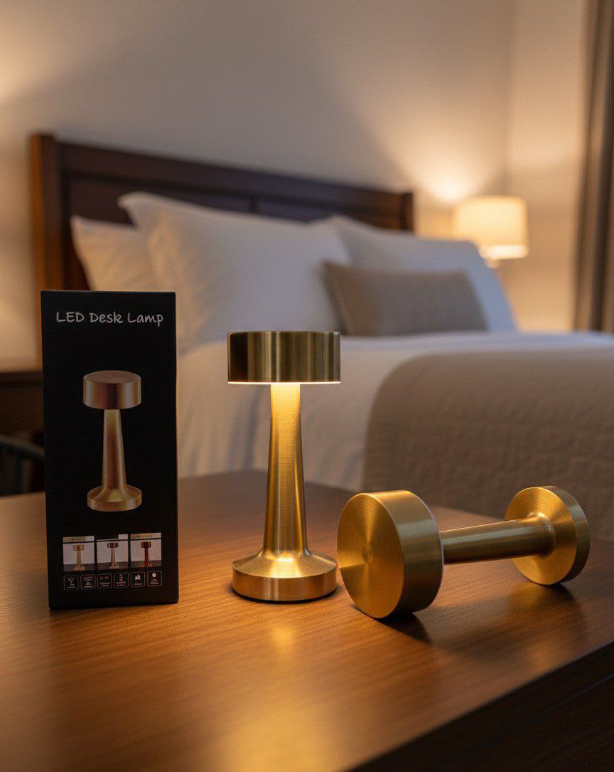 Metallic Desk Lamp