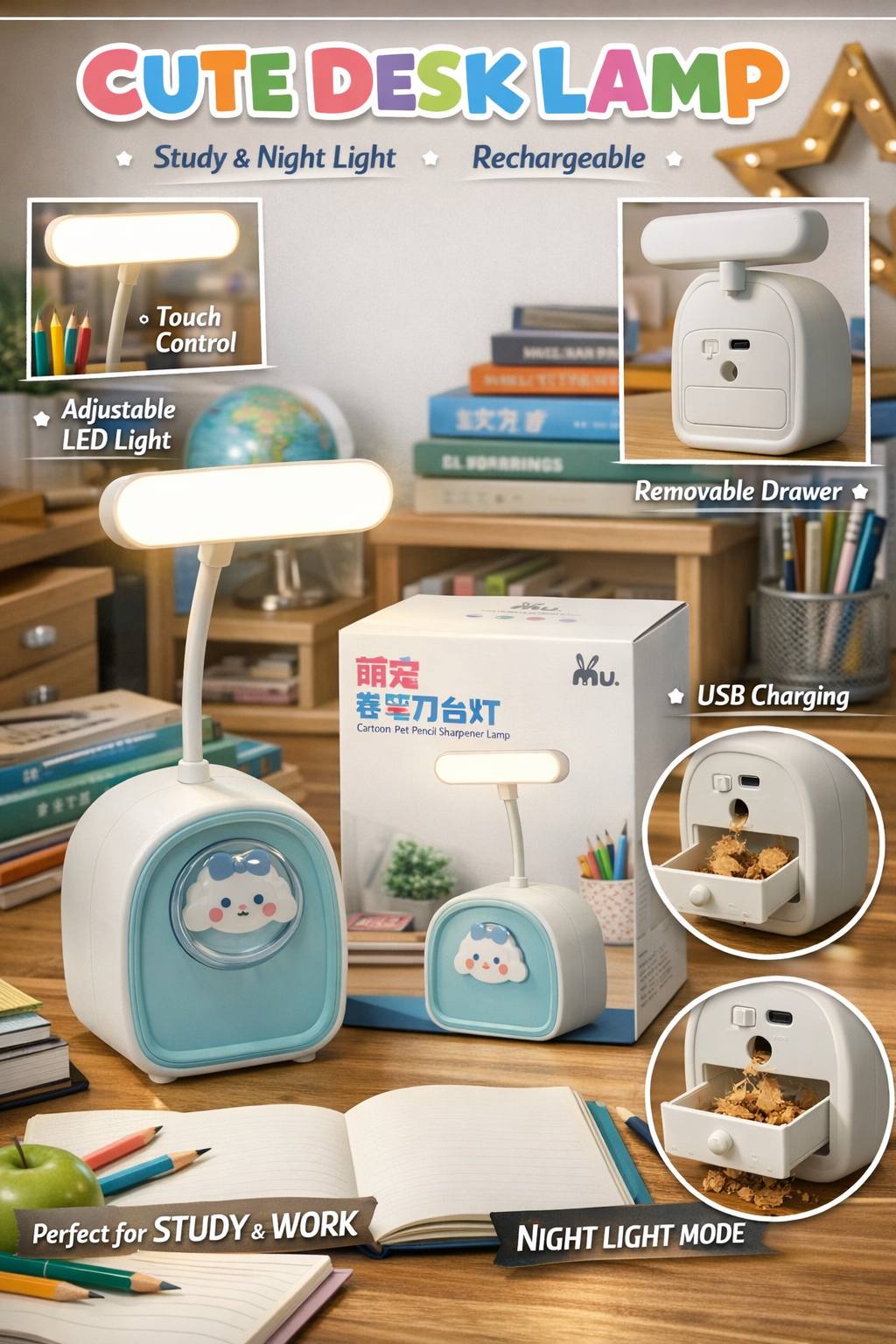 Cat Desk Lamp
