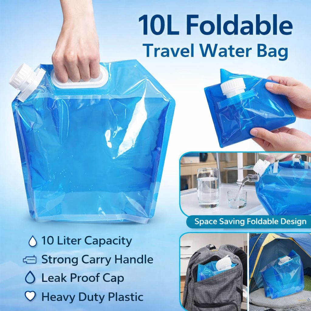 10 L Foldable Water Storage Bag