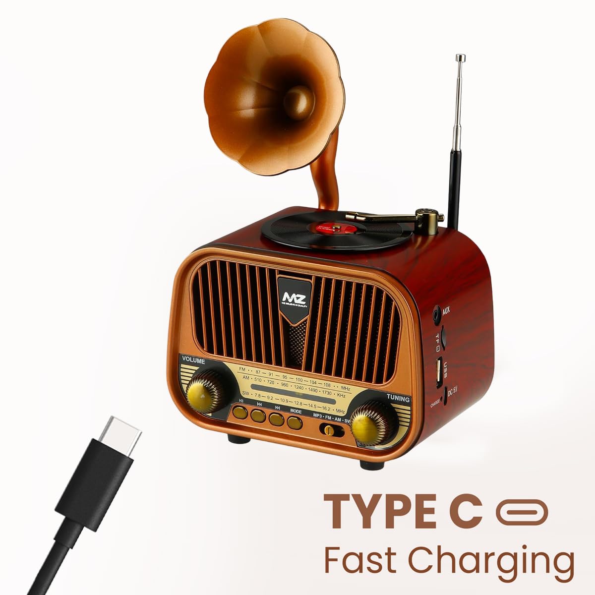 Retro Radio Bluetooth Speaker