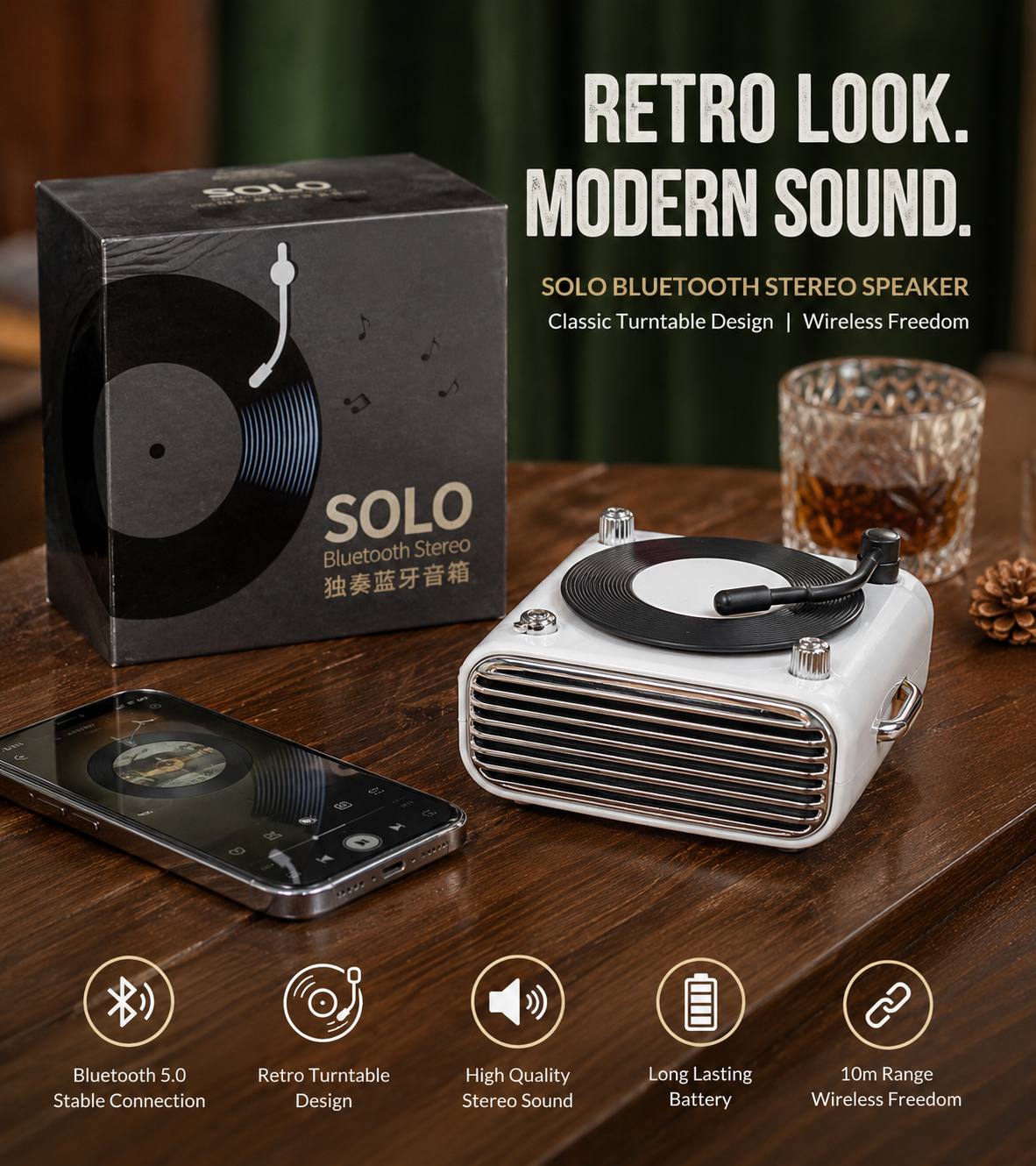 Retro Bluetooth Speaker