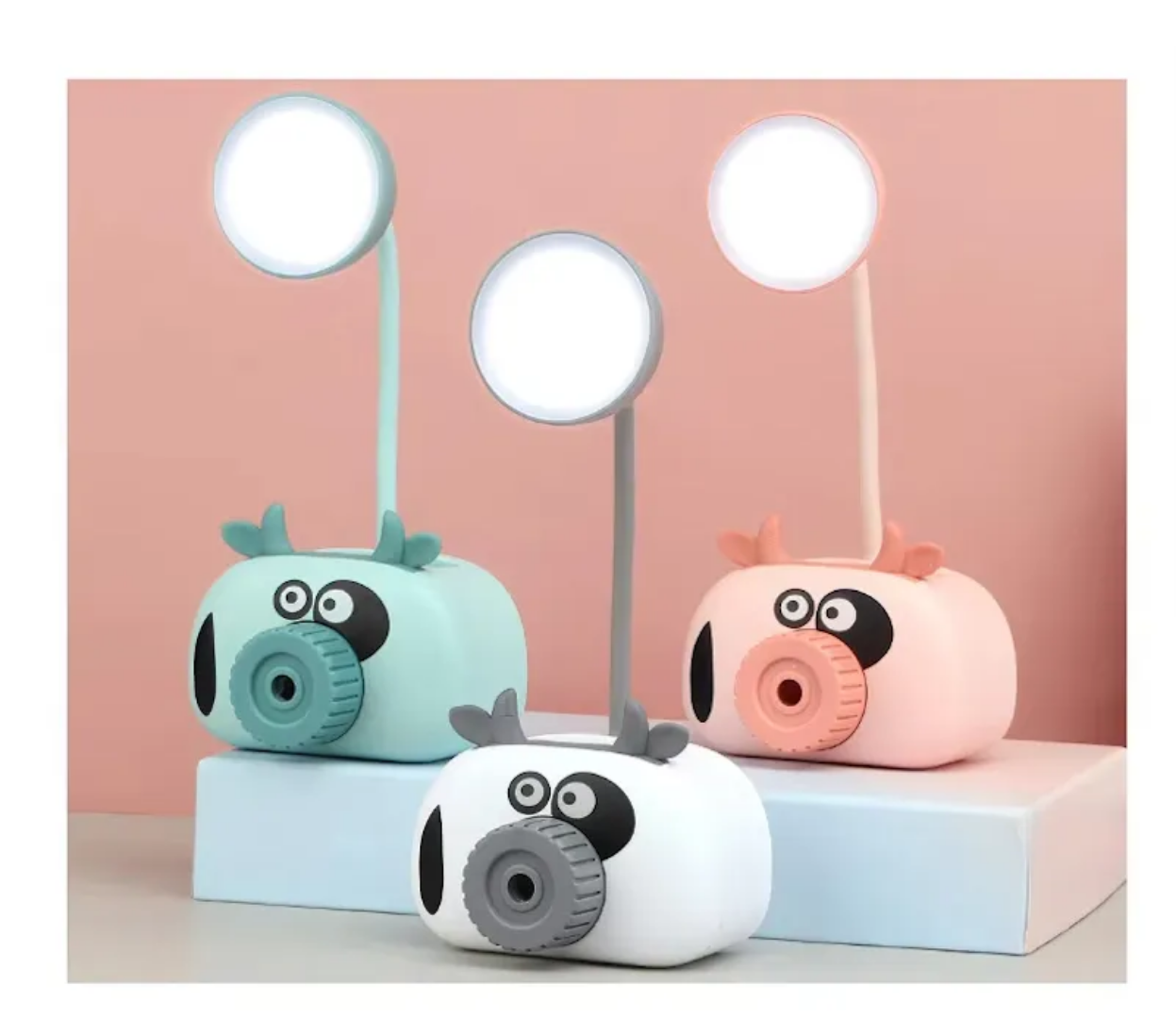 Study Lamp with Pen Stand and Sharpener