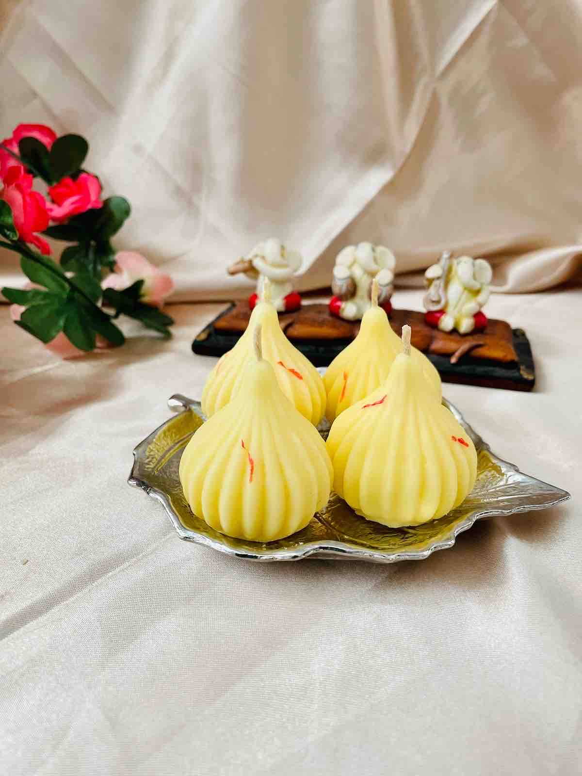 Modak Shaped Candles