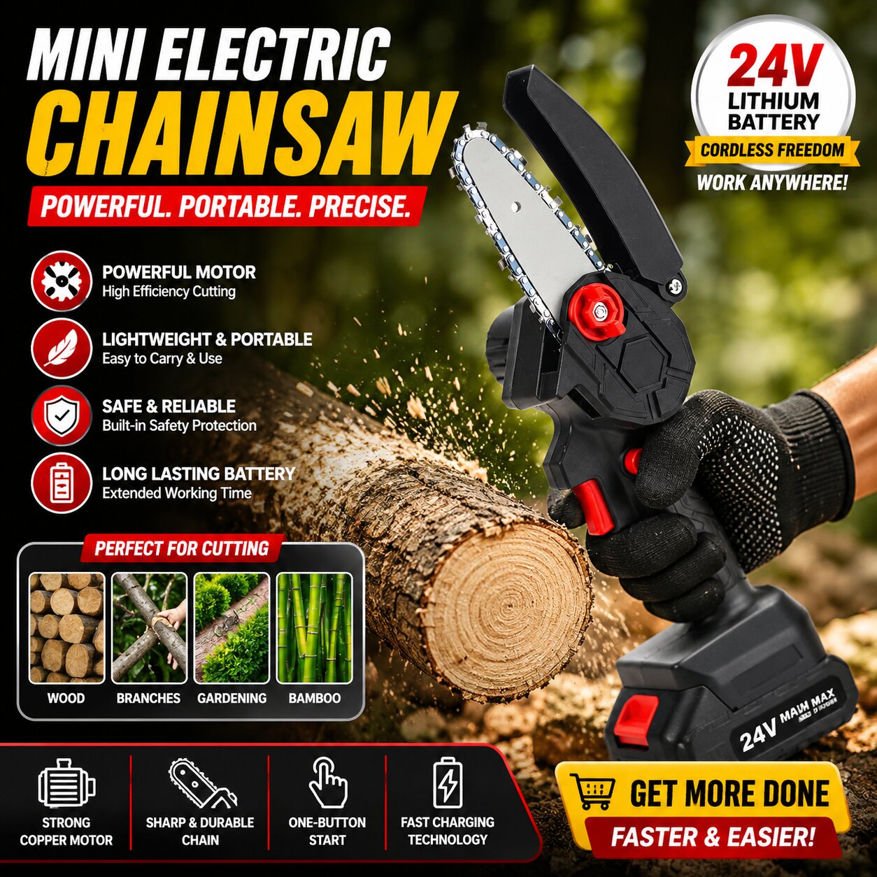 Mini Electric Chainsaw
