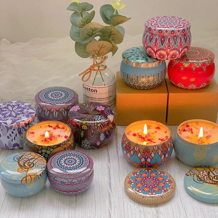 6cm Scented Tin Candle