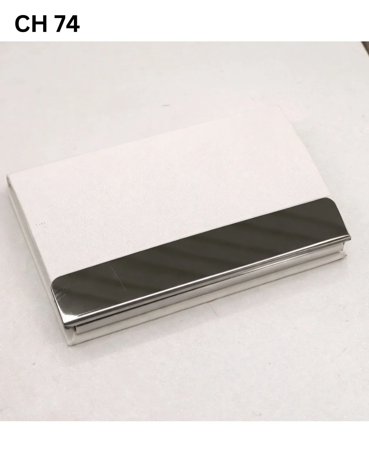 White GM Cardholder