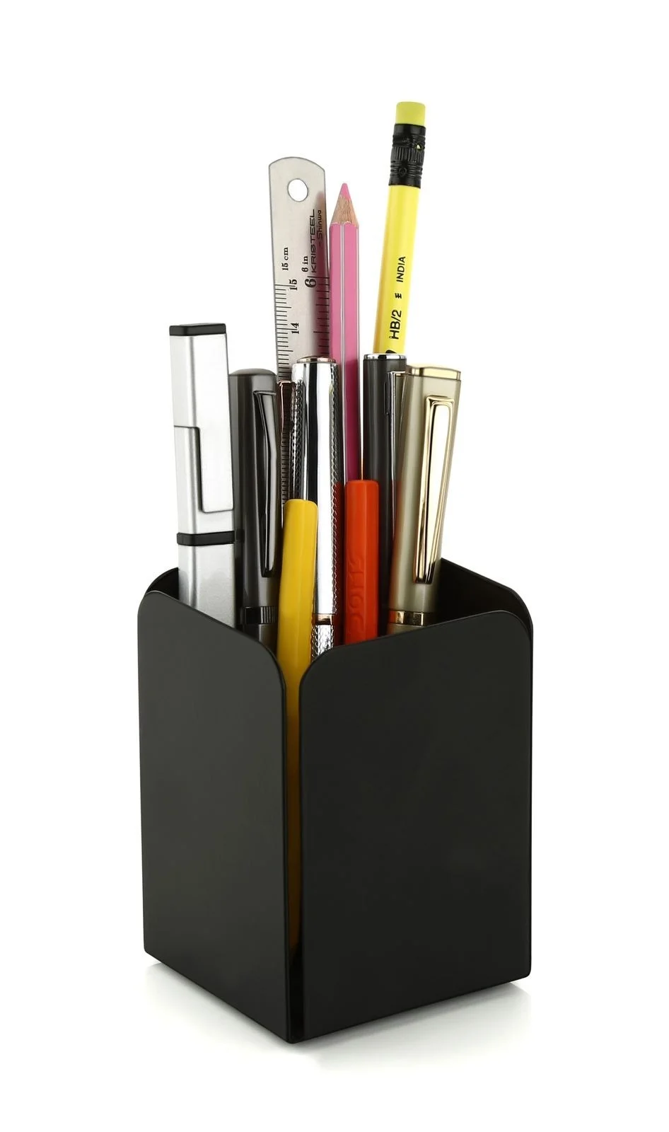 Metal Mat Black Coated Tumbler Stationary Stand