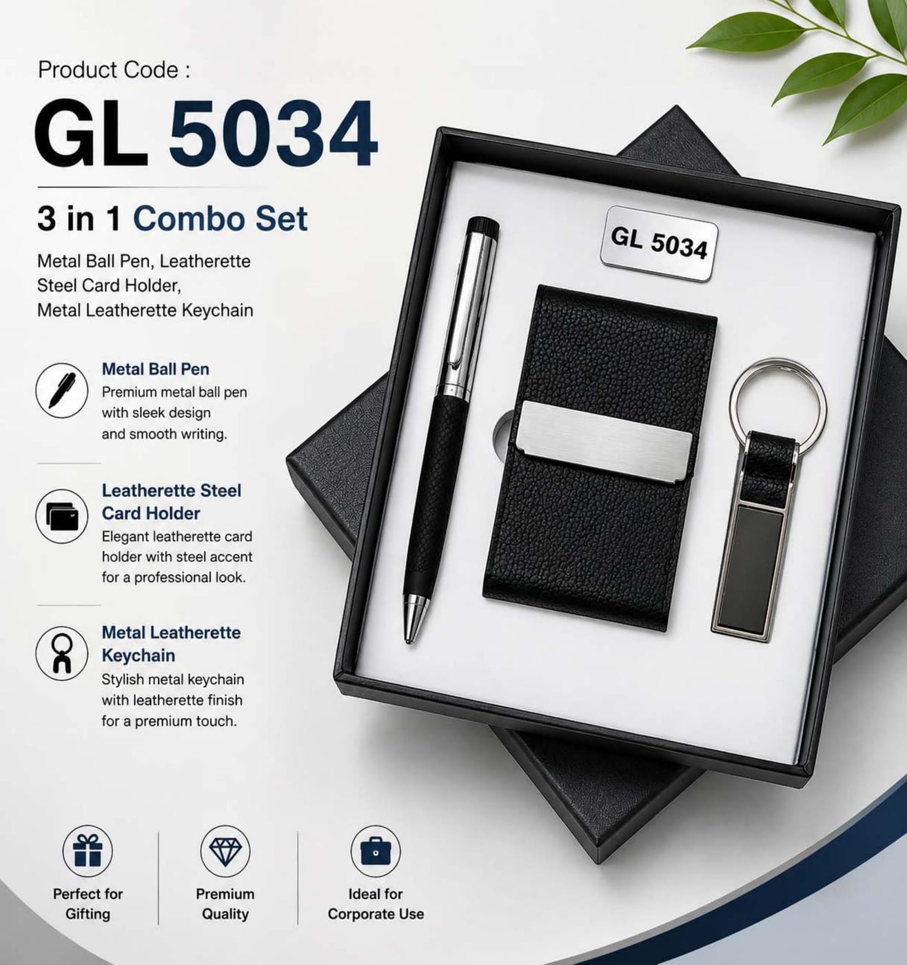 3 in 1 Regular set — Black