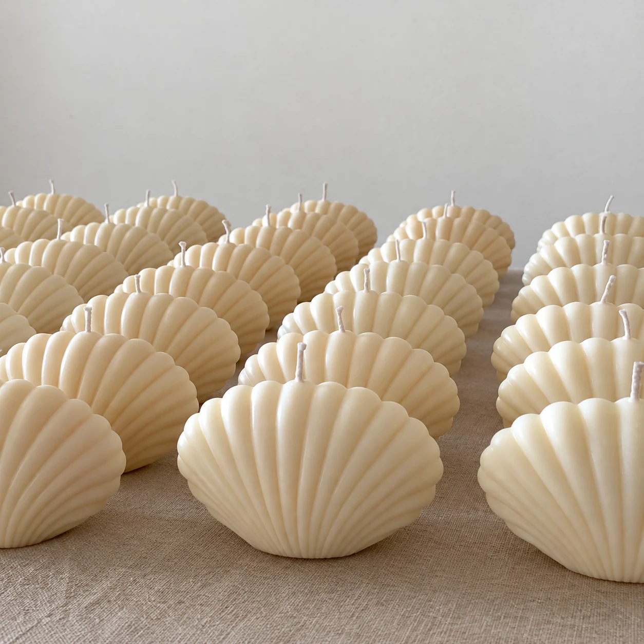 Seashell-Shaped Candle