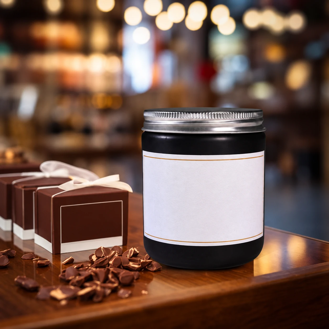 Dark Chocolate Screw-Top Jar Candle