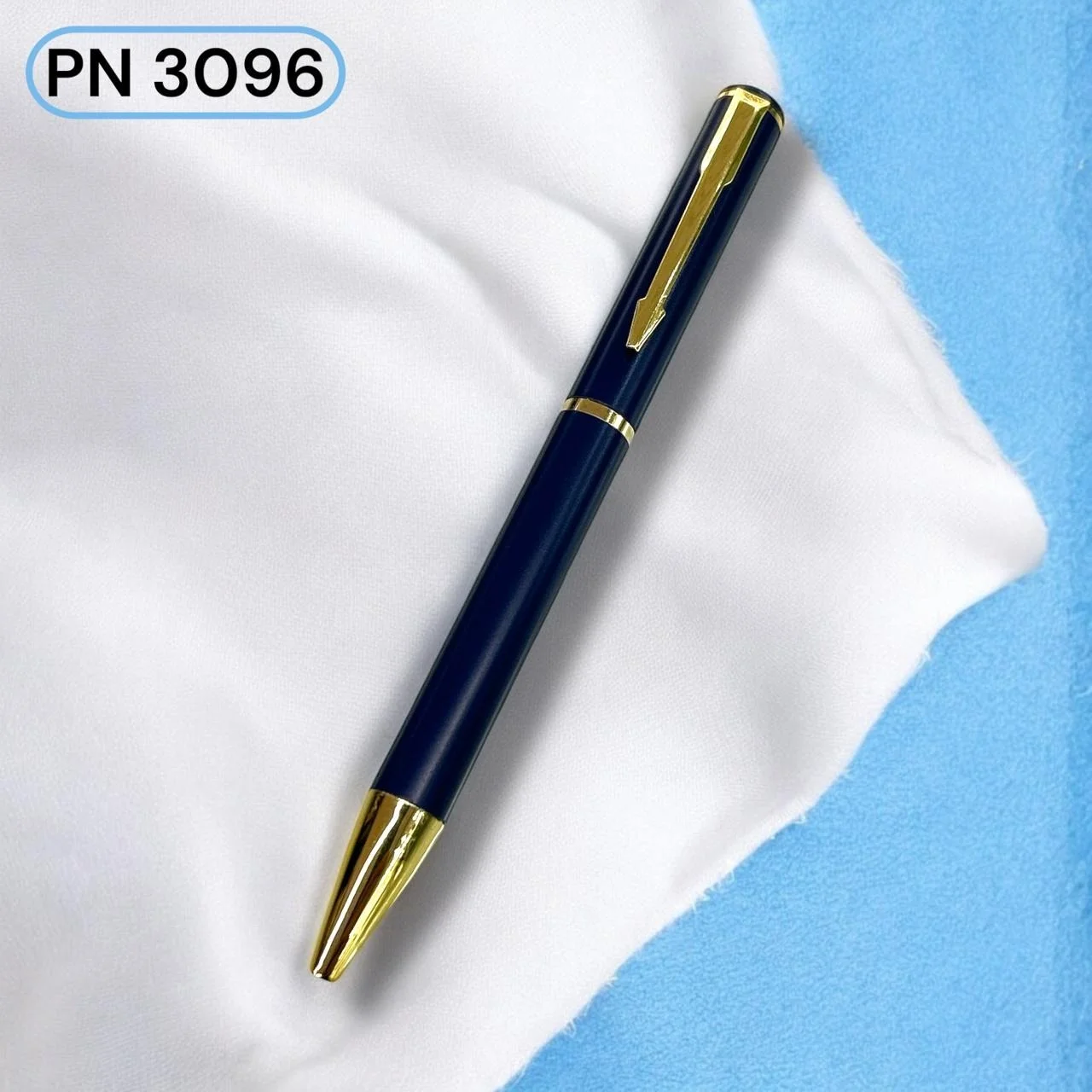 Blue Gold Arrow Clip Ball pen