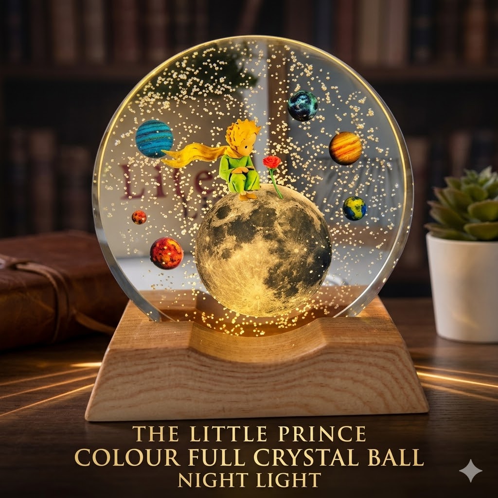 3D Crystal Ball Night Lamp