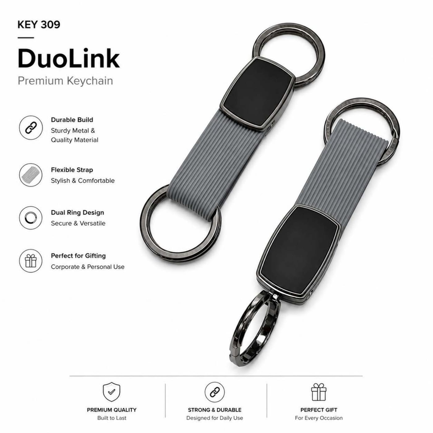 DuoLink Premium Keychain