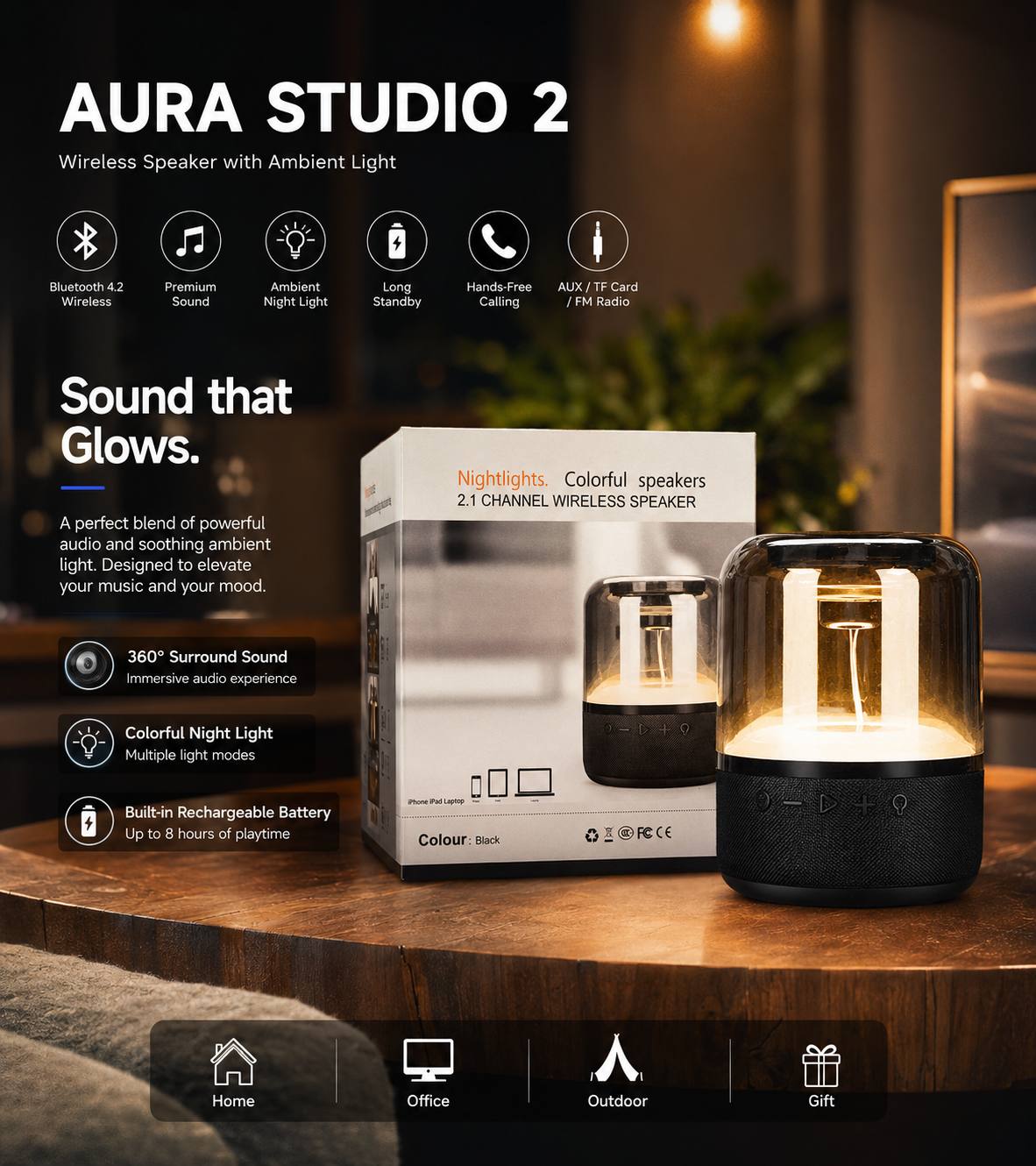 Aura Bluetooth Speaker