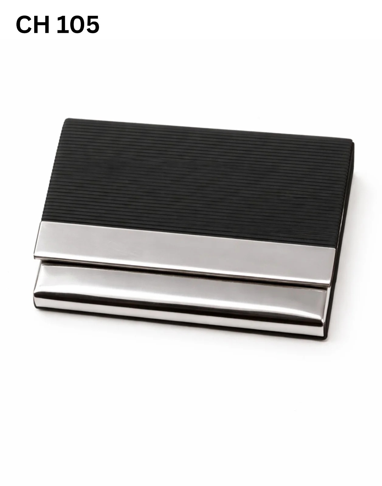 Black lining silver cardholder