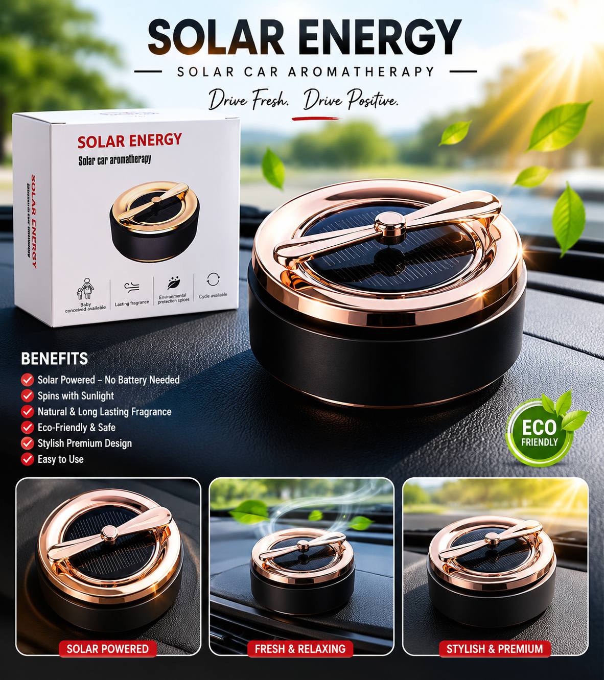 Solar Car Air Freshener