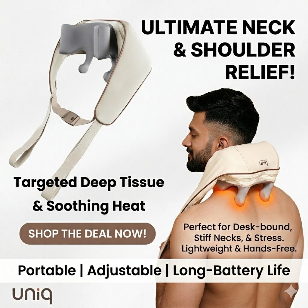 Neck and Shoulder Massager with Belt
