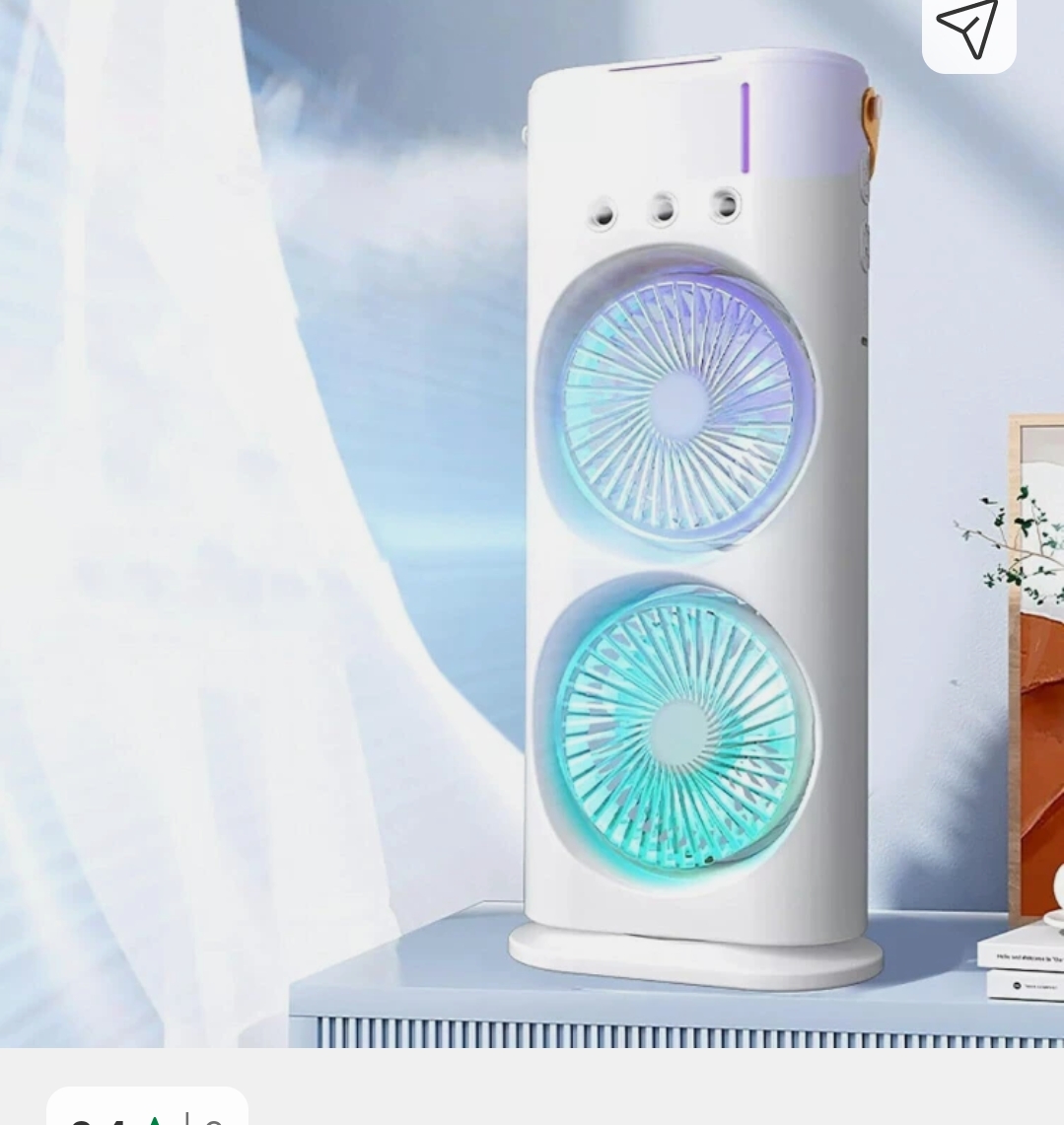 Double Headed Mist Fan