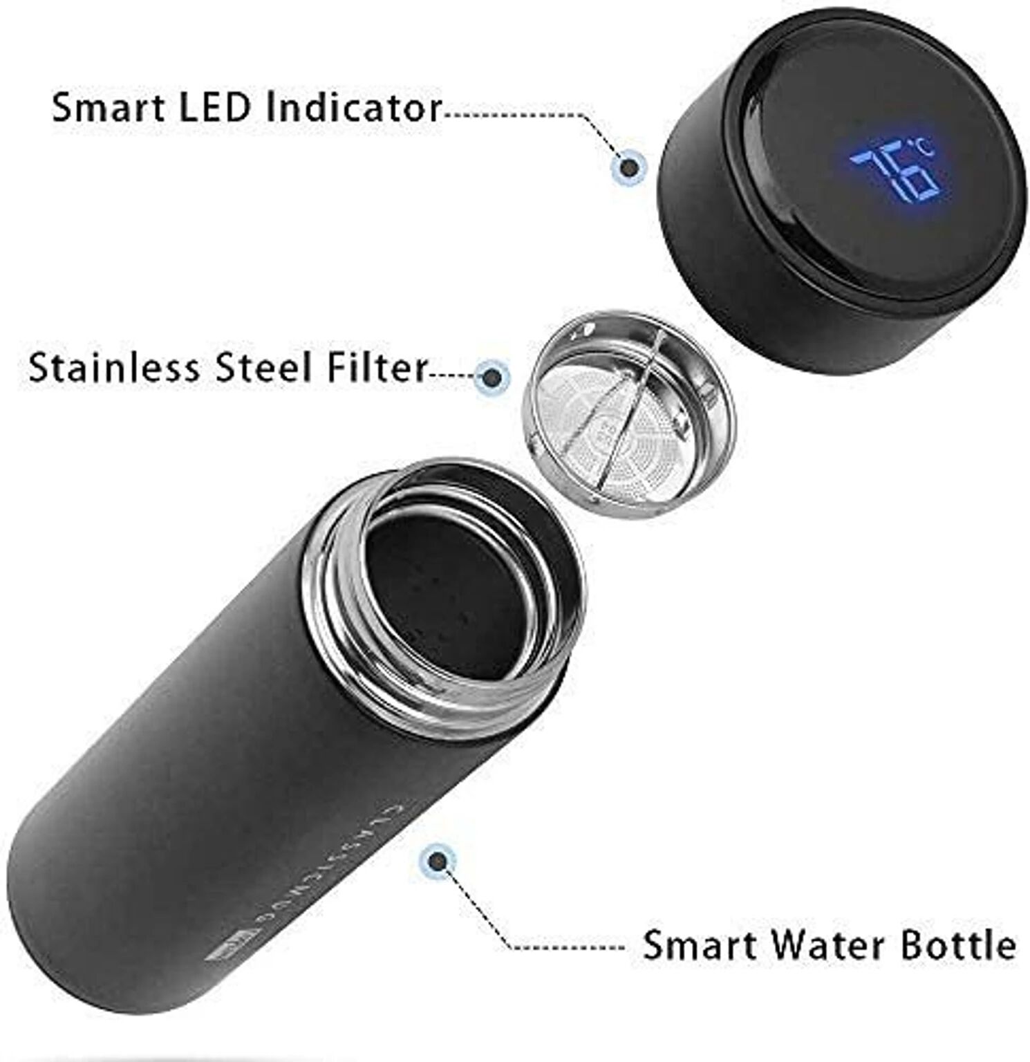 Temperature Display Water Bottle