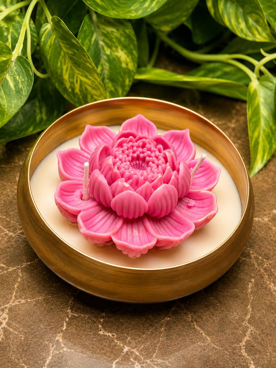 Lotus Urli Candle