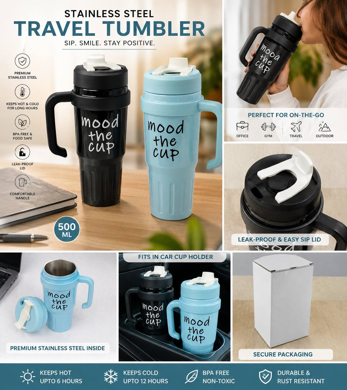 Stainless Steel Tumbler Mug