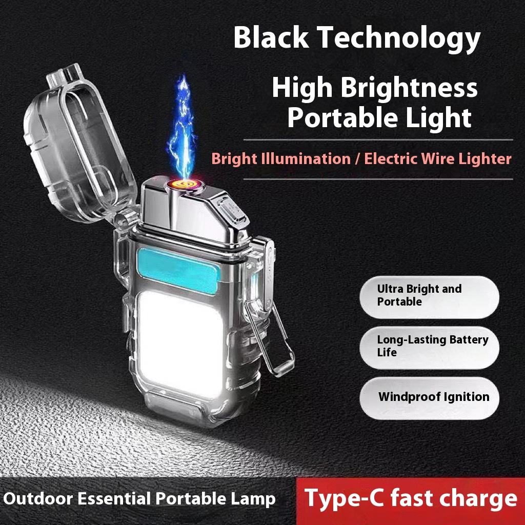Flashlight with Lighter