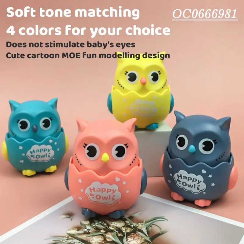 Creative Owl Push Toy