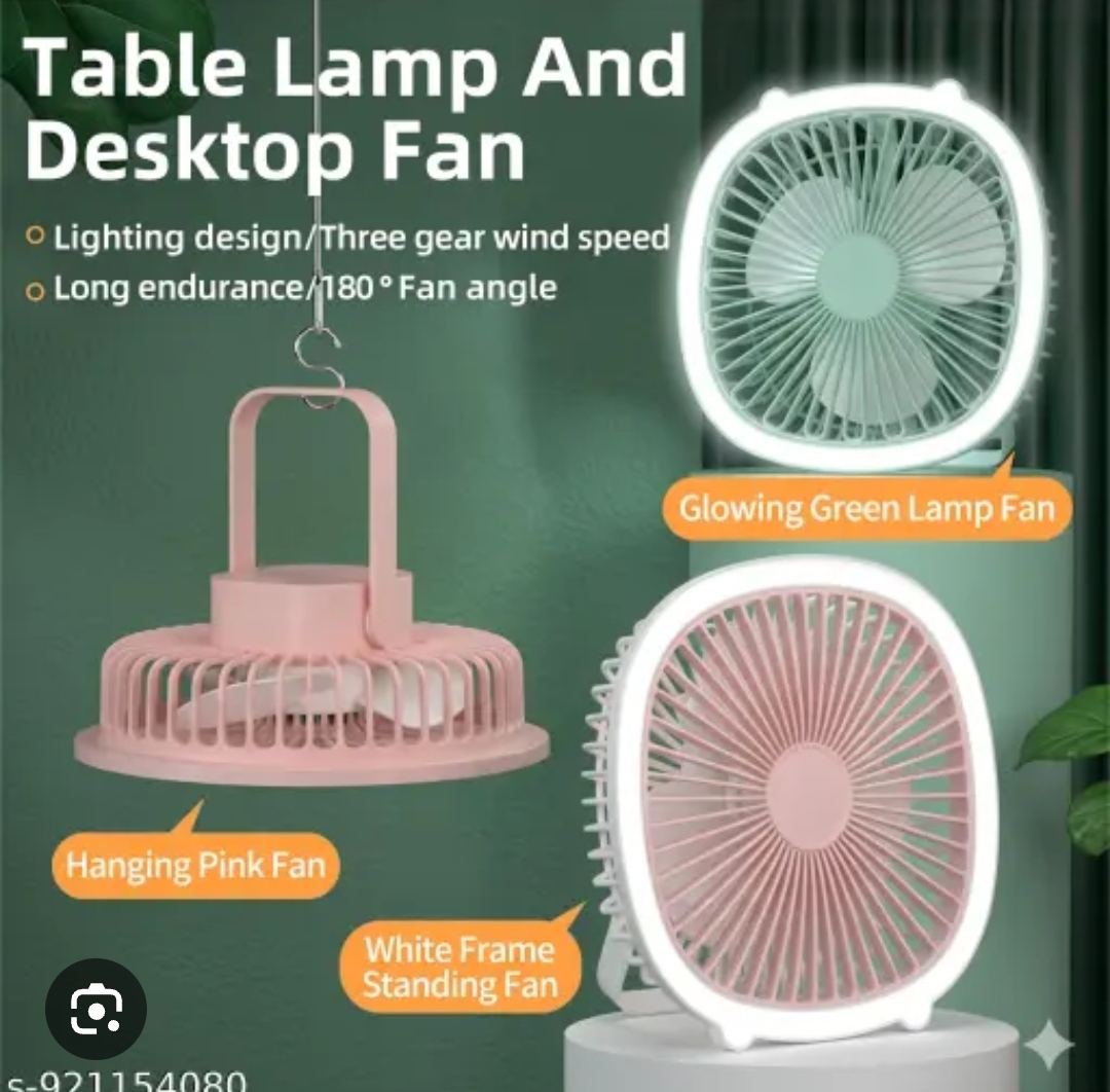 2 in 1 Desktop Fan