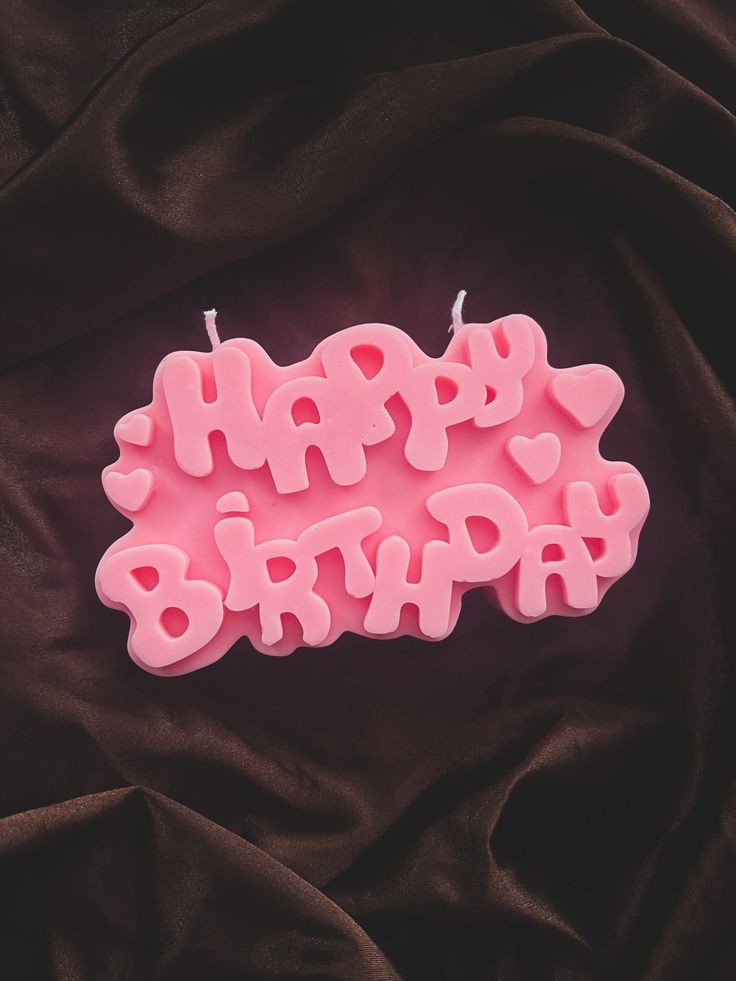 Scented Happy Birthday Candle