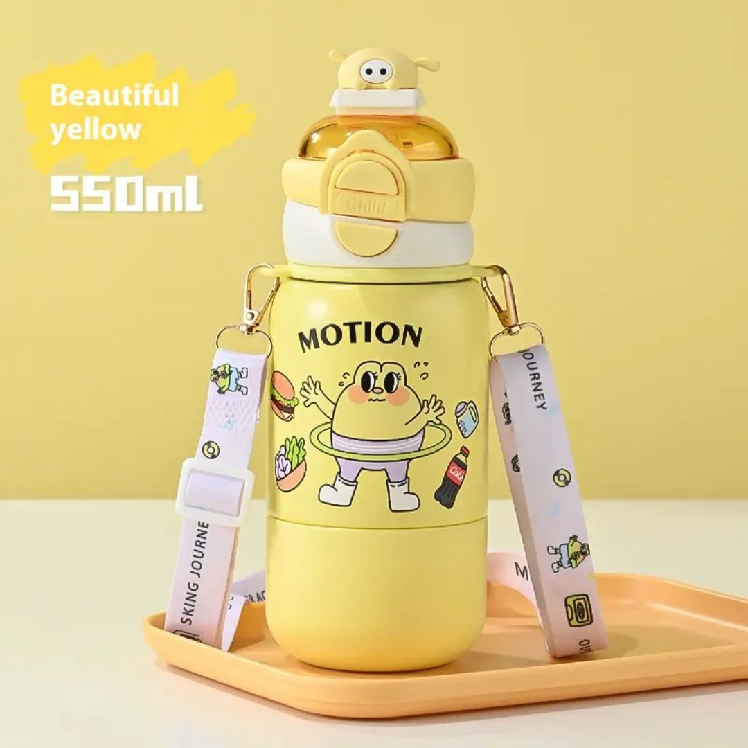 550ml Kids Steel Sipper Bottle