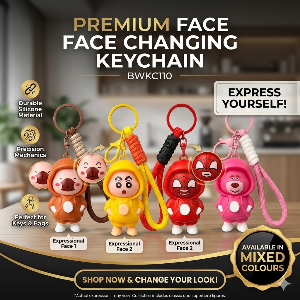 Face-Changing Keychain